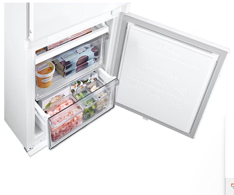 Įmontuojamas šaldytuvas Samsung Space Max, No Frost, BRB70F26DES0EO
