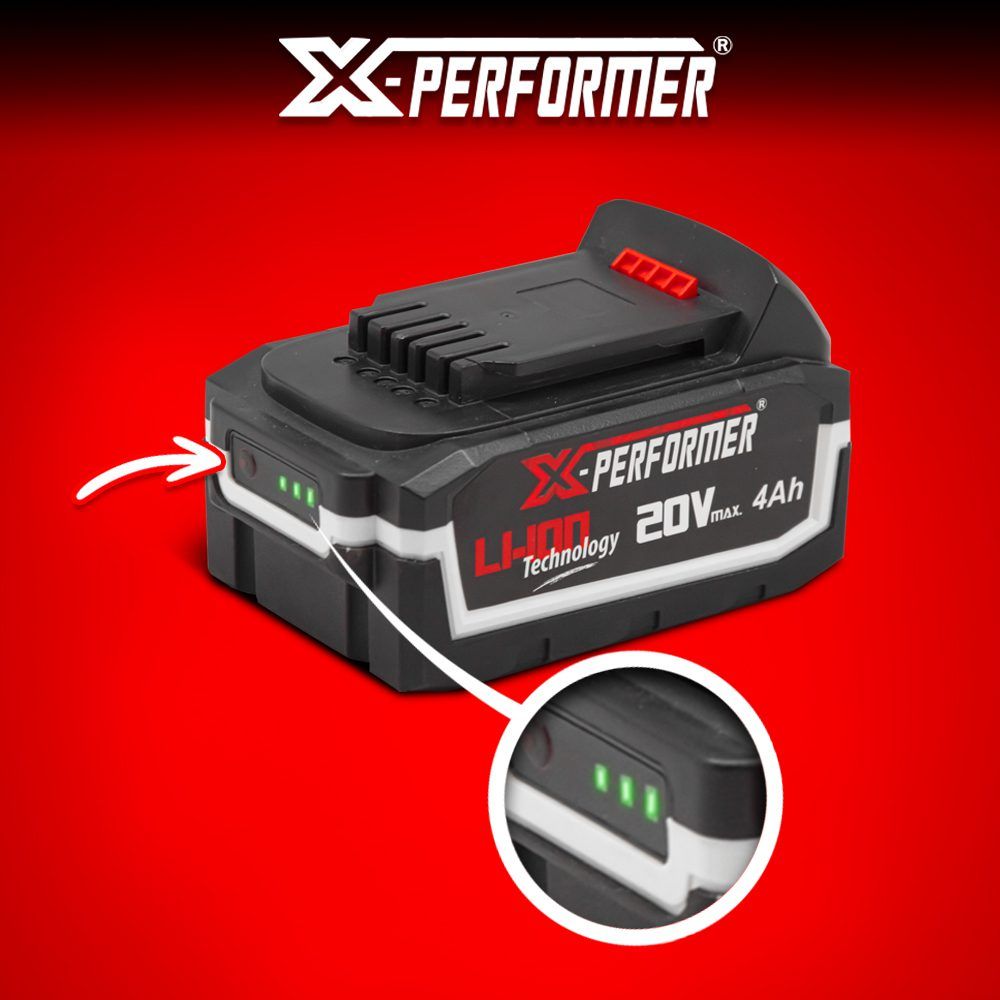 Baterija X PERFORMER 4AH CONCEPT 20V, XPBAT4A