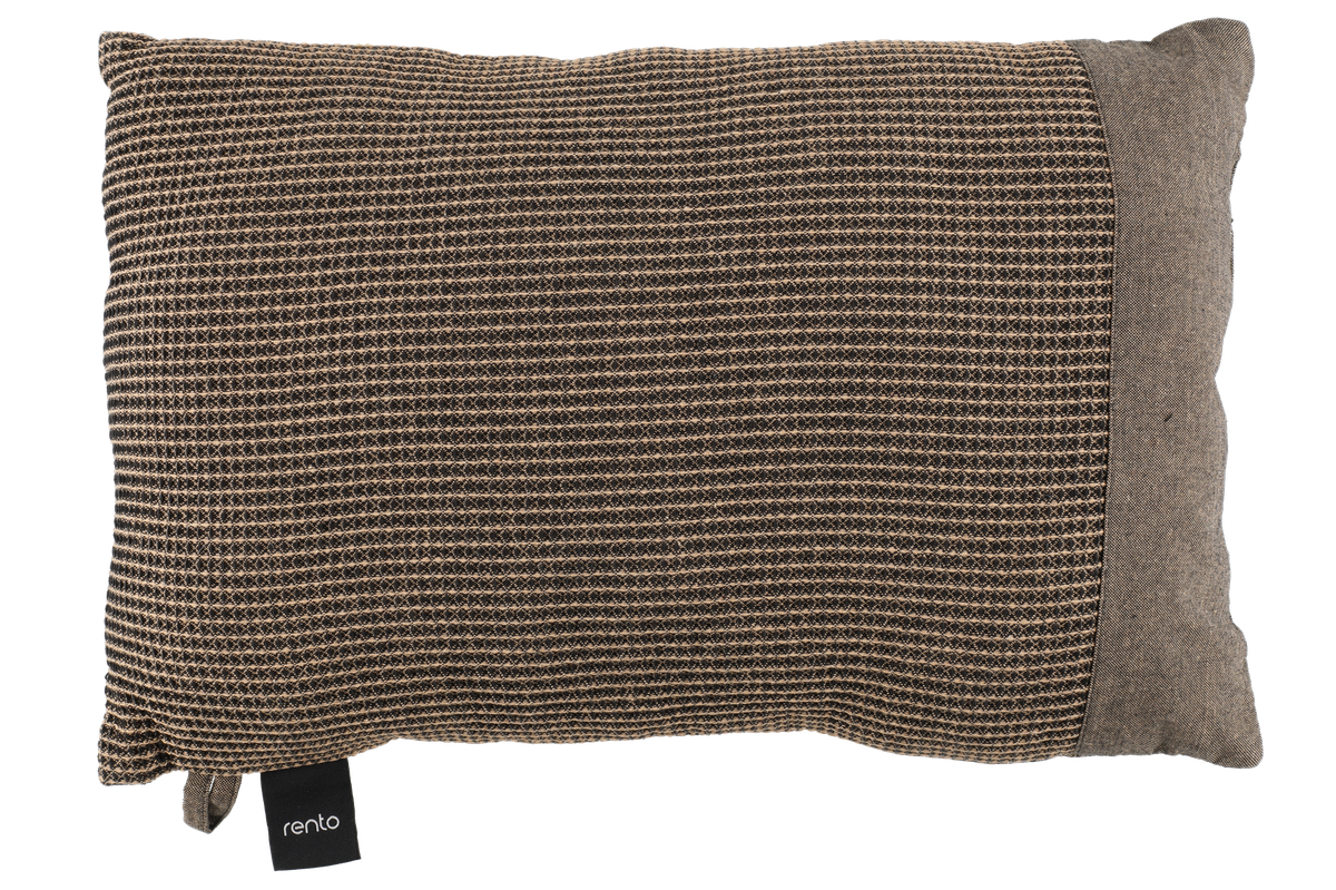 Pirties pagalvėlė Rento Kenno XL 50x33 cm, juoda/smėlio, 6410416342801 Pirties pagalvėlė Rento Kenno XL 50x33 cm, juoda/smėlio, 6410416342801