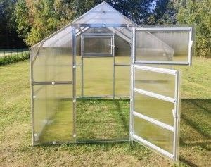 Šiltnamis KLASIKA BERNARD 9,4 m2 (plotis 2,35 m), danga 6 mm ilgis 4 m