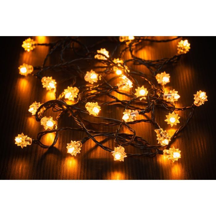 Retro stiliaus girlianda 120 LED, gintarinė šviesa, 5 m Retro stiliaus girlianda 120 LED, gintarinė šviesa, 5 m