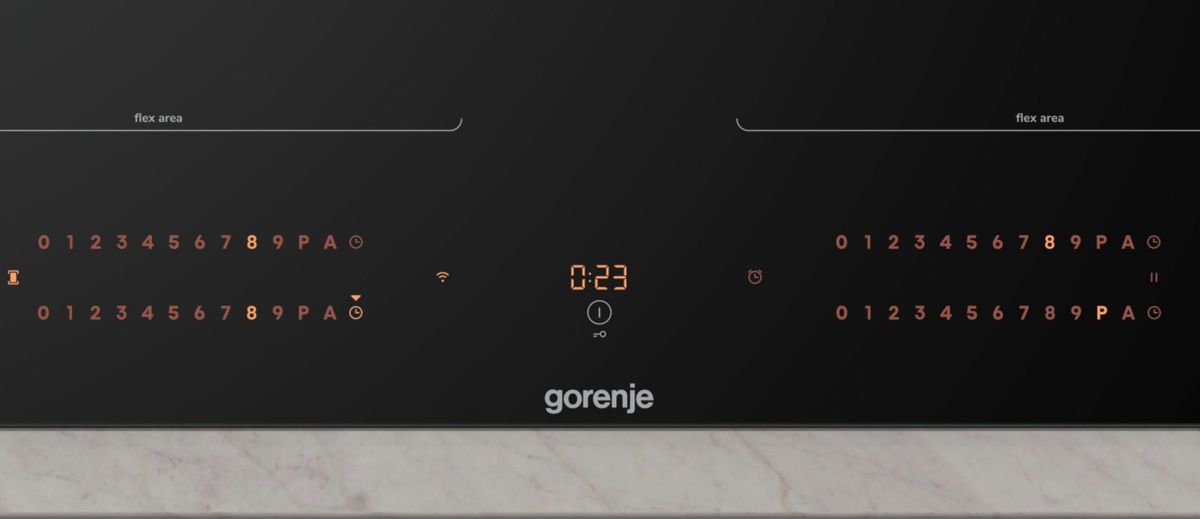 Įmontuojama indukcinė kaitlentė Gorenje G800, GI6443BSCWF, 60 cm
