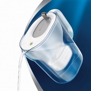 BRITA vandens filtravimo indas Style (2,4l) Pilkas