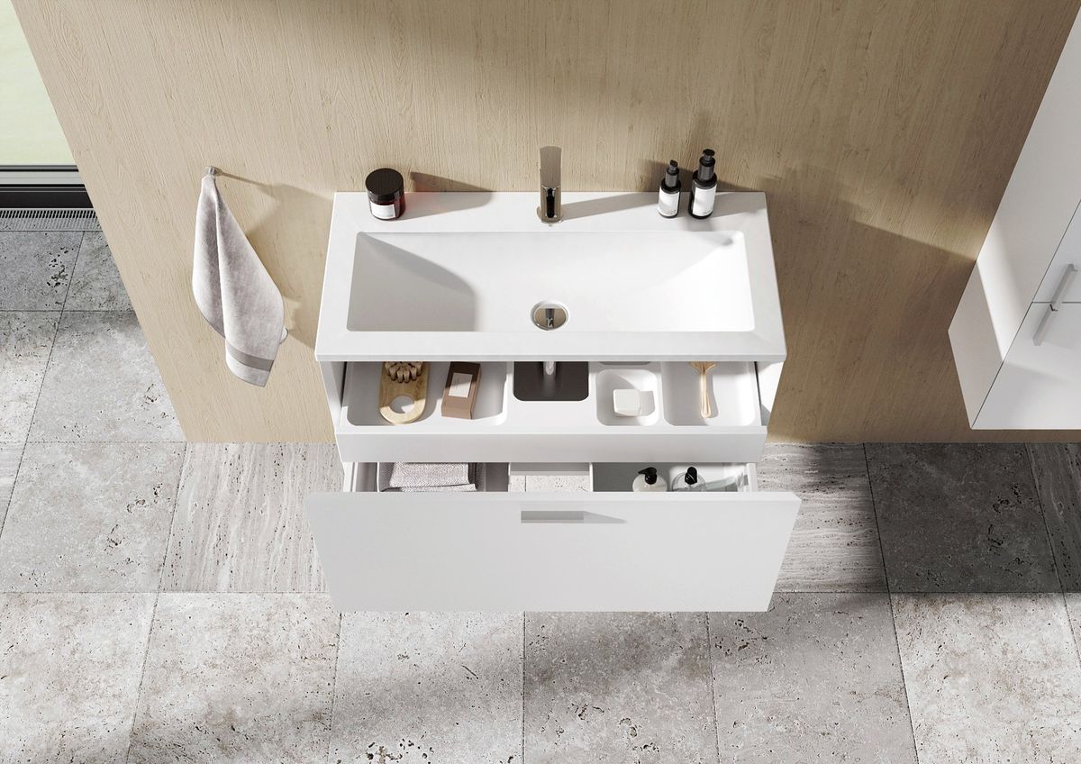 Spintelė praustuvui Ravak Clear SD 800 II balta/ balta X000001642