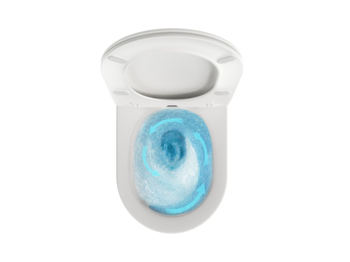 Pakabinamas WC Ravak Chrome AquaSpin set, baltas, X03121 Pakabinamas WC Ravak Chrome AquaSpin set, baltas, X03121