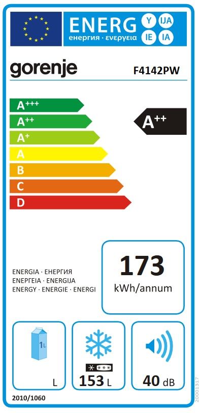 Šaldiklis GORENJE F4142PW Šaldiklis GORENJE F4142PW