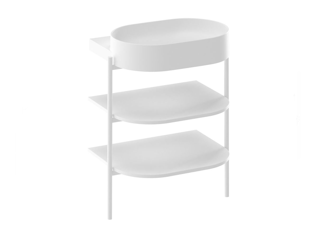 Spintelė po praustuvu Ravak CS Yard 60, matinė balta, D80000E005