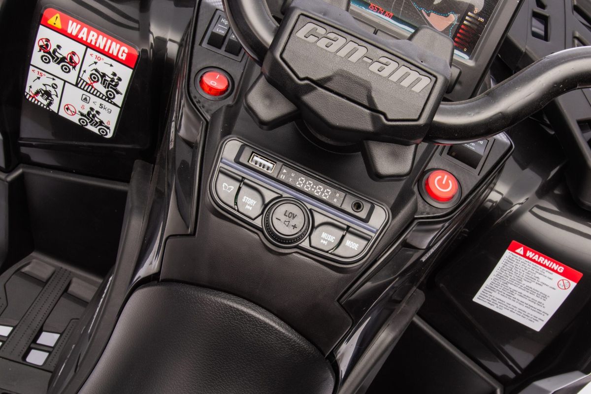Vaikiškas elektrinis keturratis HATIS CAN-AM „Outlander" Vaikiškas elektrinis keturratis HATIS CAN-AM „Outlander"