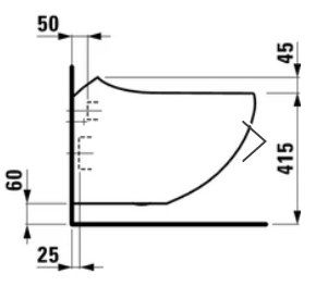 Pakabinamas klozetas Laufen Ilbagnoalessi One su LCC, baltas, H8209764000001