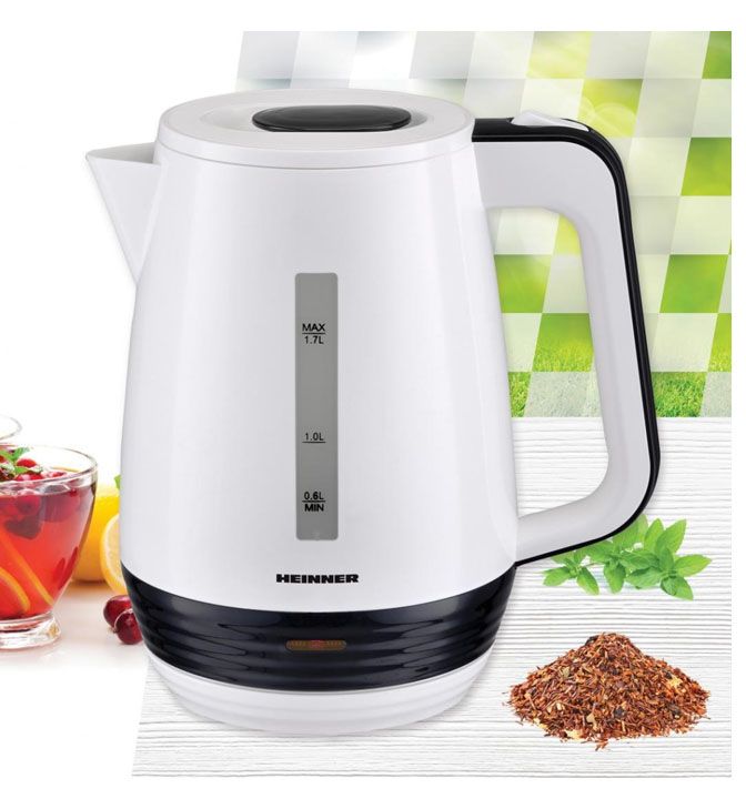 Elektrinis virdulys 1850-2200 W, 1,7 l HEK-17WH HEINNER