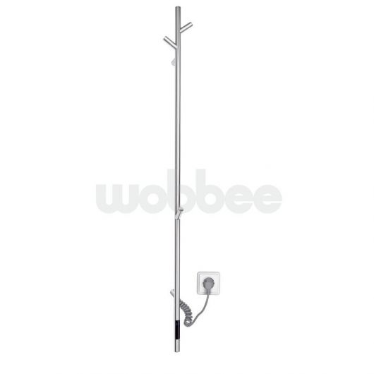 Elektrinis rankšluosčių džiovintuvas WOBBEE Burton 150 cm, chromas