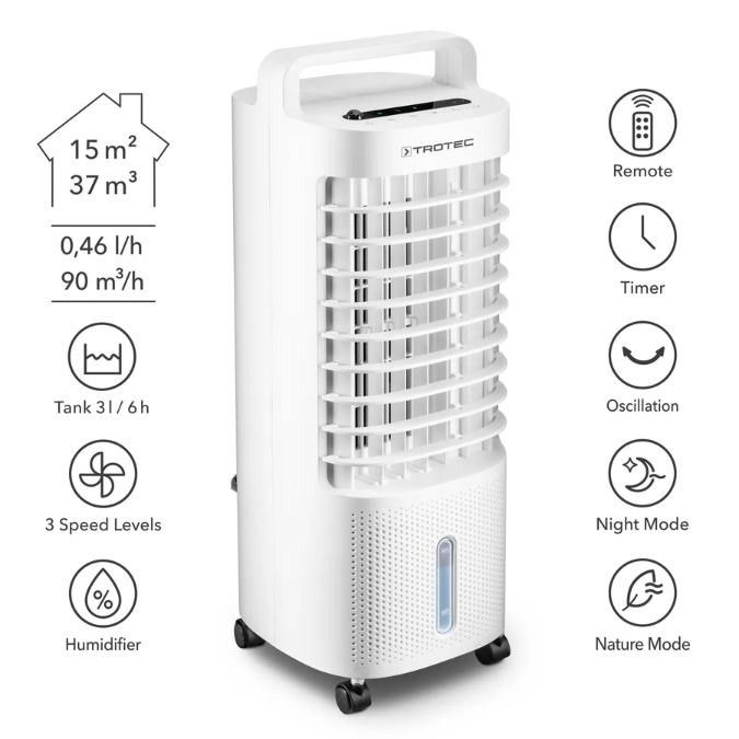 Mobilus oro vėsintuvas Trotec PAE 11 Mobilus oro vėsintuvas Trotec PAE 11