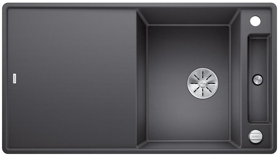 Silgranitinė plautuvė BLANCO AXIA III 5 S-F SILG PDUR Pilka Z.GL InFino M.AF