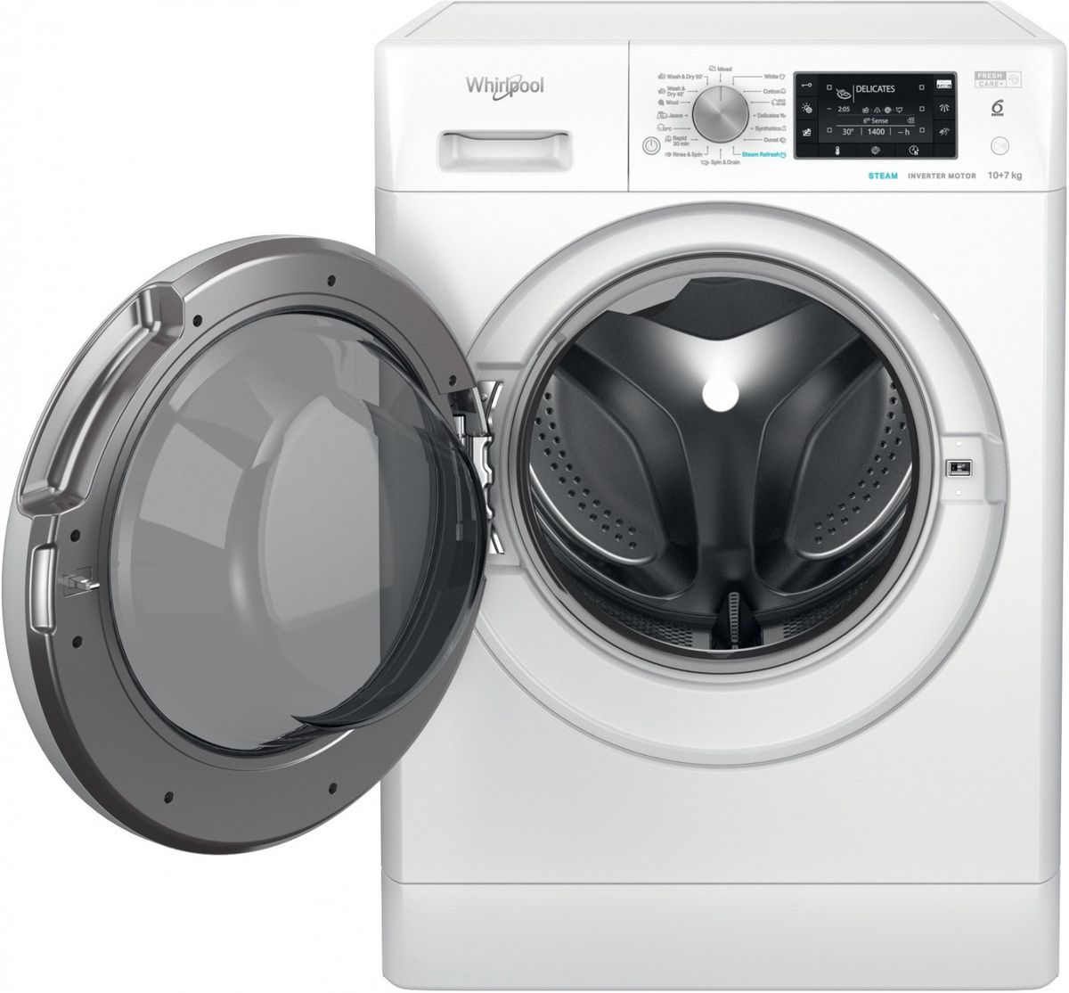 Skalbimo mašina su džiovinimo funkcija Whirlpool FFWDD 1076258 SV EE