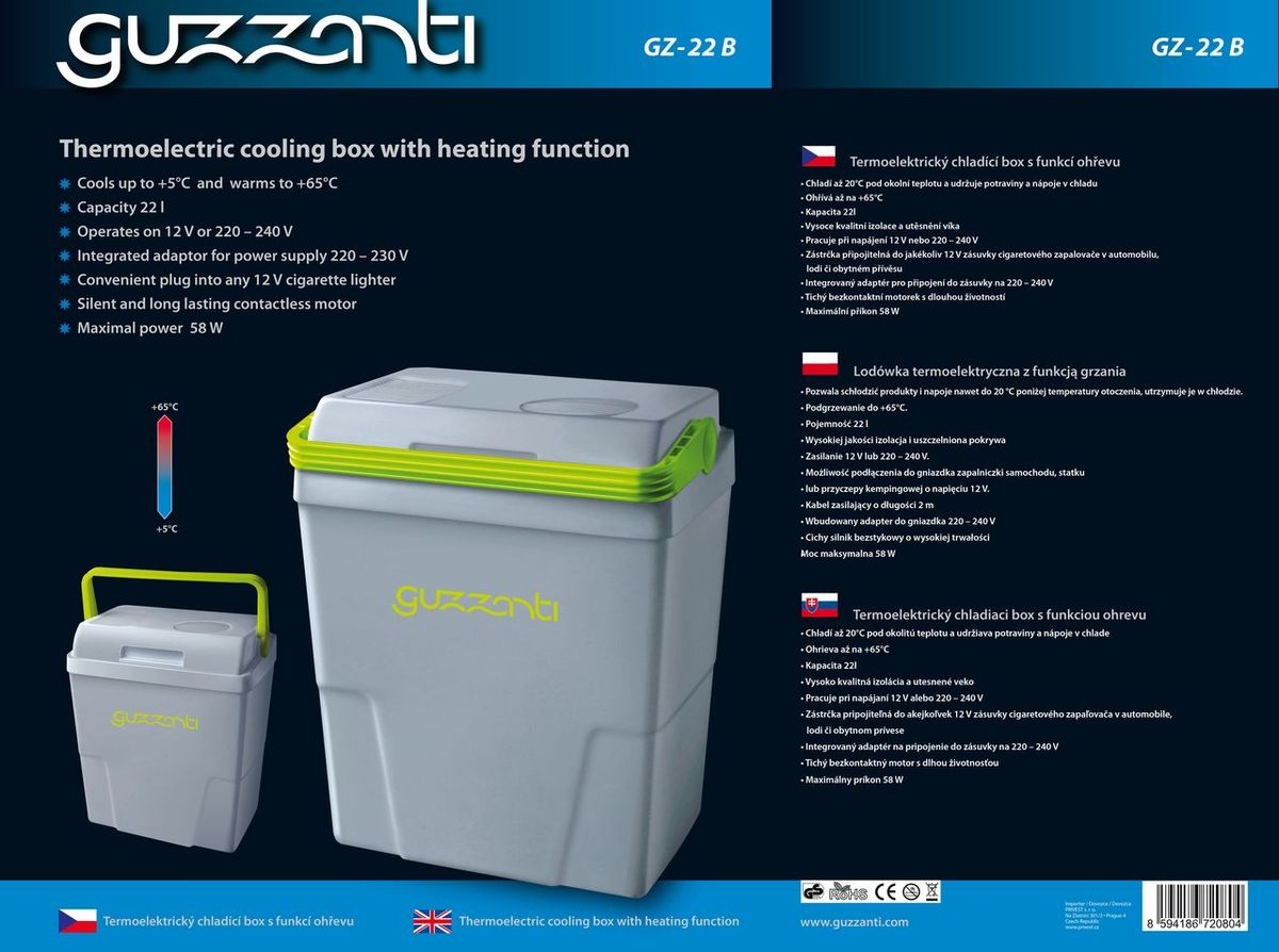 Šaldymo dėžė Guzzanti GZ 22B Šaldymo dėžė Guzzanti GZ 22B
