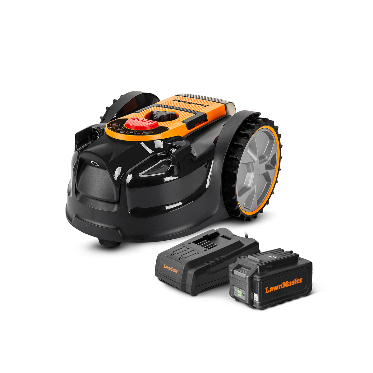Belaidis vejos pjovimo robotas Lawnmaster 24 V, 4 Ah, 250 m² Belaidis vejos pjovimo robotas Lawnmaster 24 V, 4 Ah, 250 m²