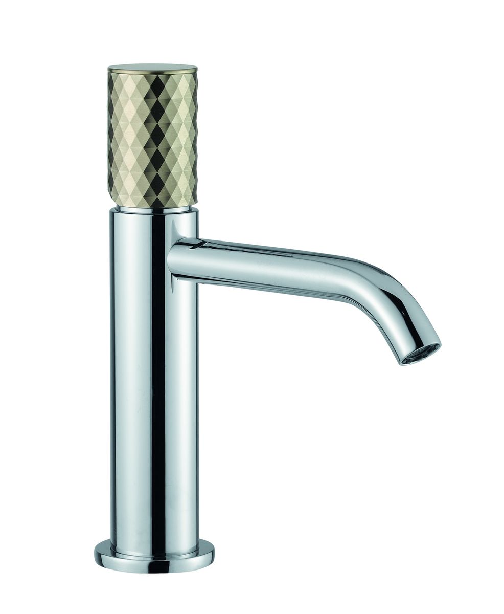 Maišytuvas praustuvui Fiore Xenon CHARME chromas su Steel rankenėle, 441CRAA5230