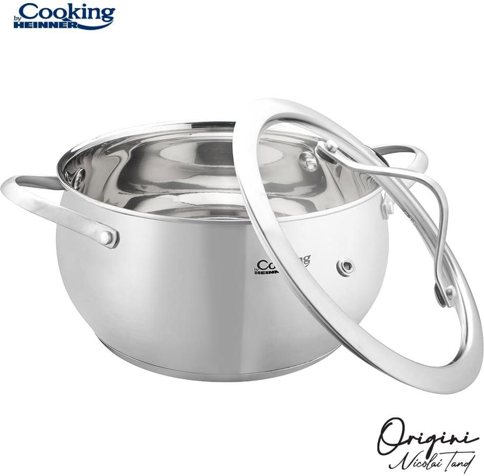 Puodas nerūdijančio plieno su teflono danga 2.5L 18x10cm HR-RW-T025 HEINNER Puodas nerūdijančio plieno su teflono danga 2.5L 18x10cm HR-RW-T025 HEINNER
