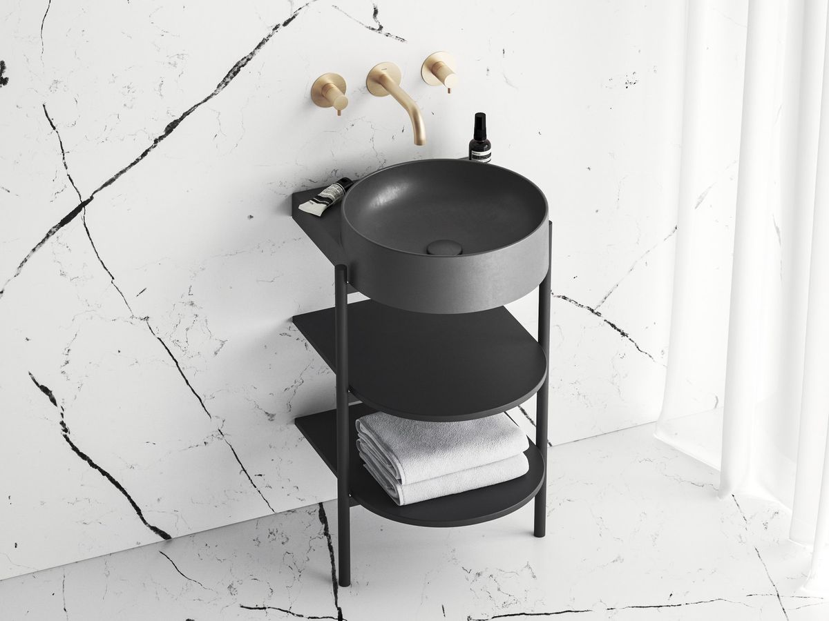 Stacionari praustuvo sifono galvutė Ravak Flat, antracitas, X03068 Stacionari praustuvo sifono galvutė Ravak Flat, antracitas, X03068