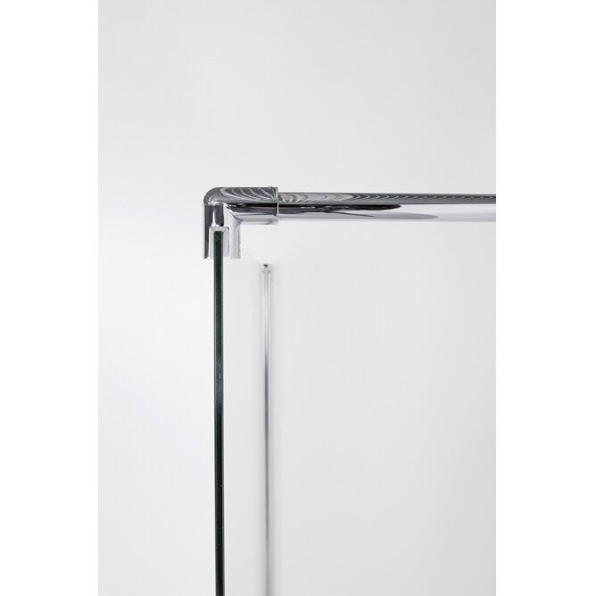 Dušo sienelė Brasta Glass Ema 130 cm, pilkas stiklas