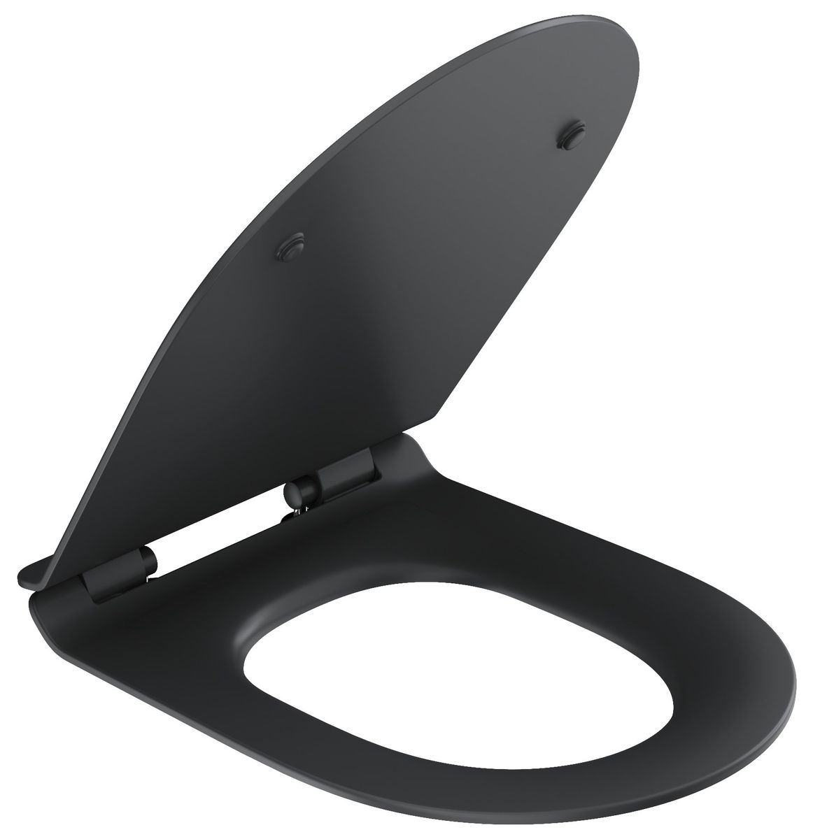 WC unitazo dangtis Ravak Vita, juodas, X01862