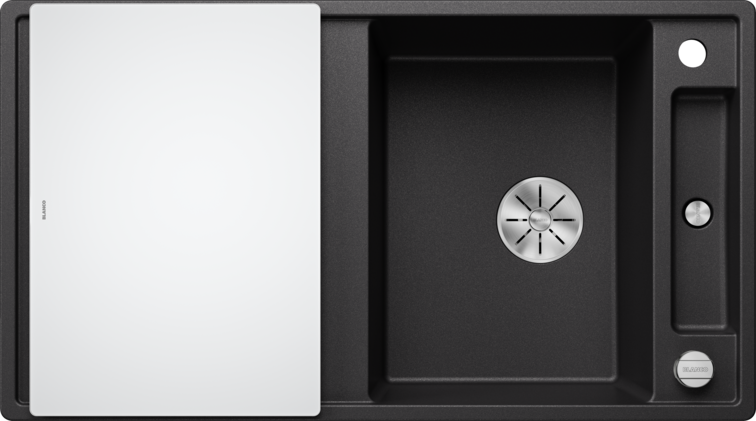 Silgranitinė plautuvė BLANCO AXIA III 5 S SILG PDUR Antracitas Z.GL InFino M.AF