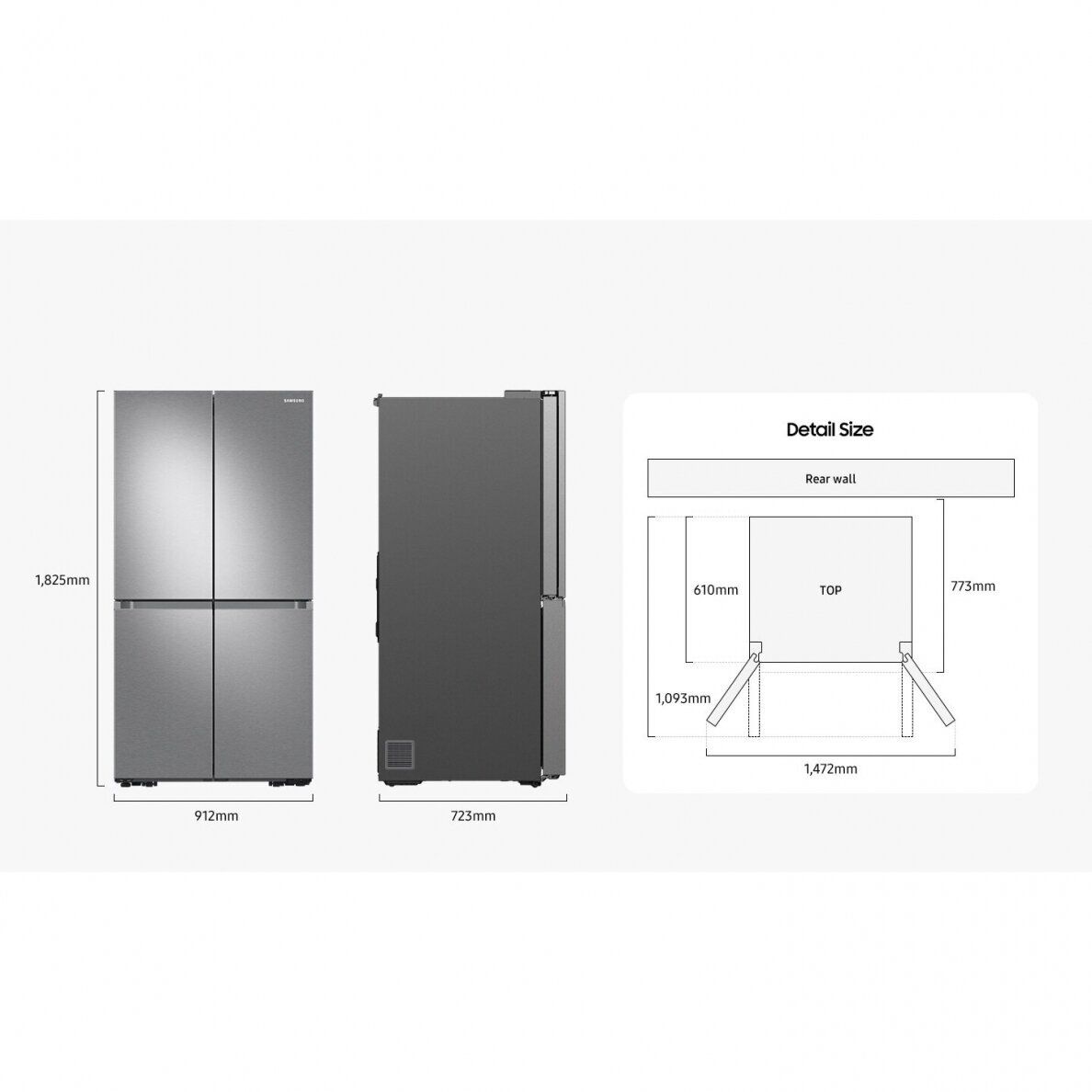 Šaldytuvas Samsung RF65A967ESR/EO