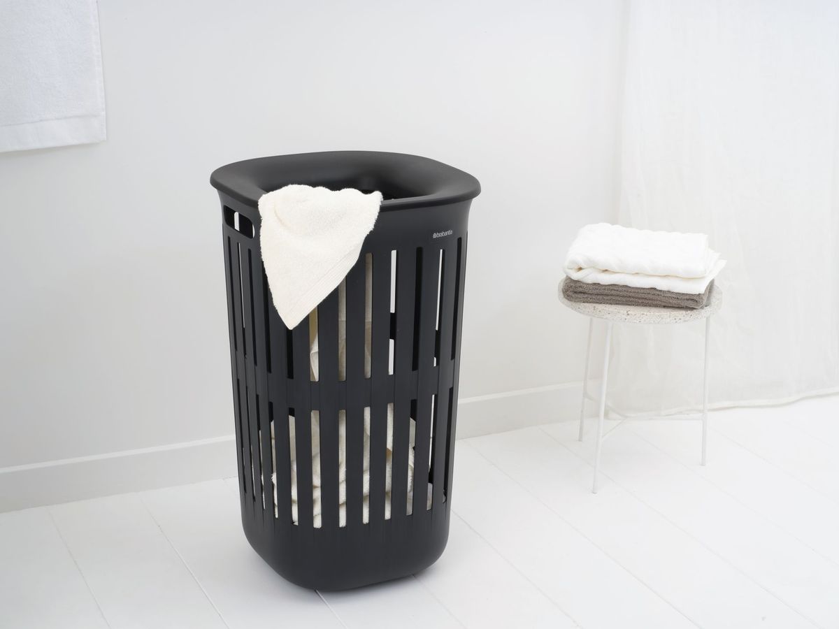 Skalbinių krepšys Brabantia Collect-It 55L, Black, 244667