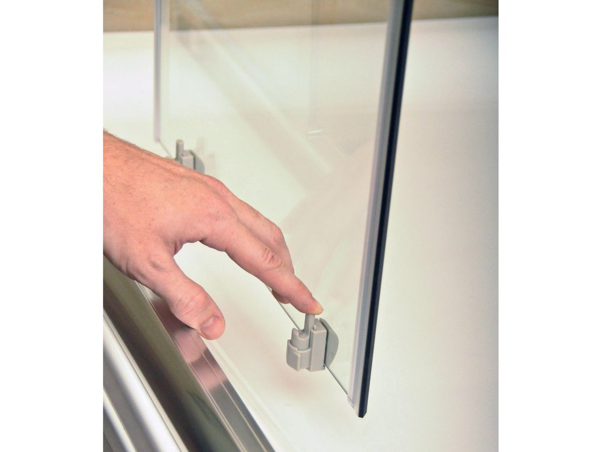 Dušo kabina Ravak Blix BLCP4-90 Sabina balta+stiklas Transparent 3B270140Z1