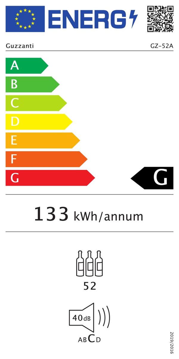 Vyno šaldytuvas Guzzanti GZ-52A