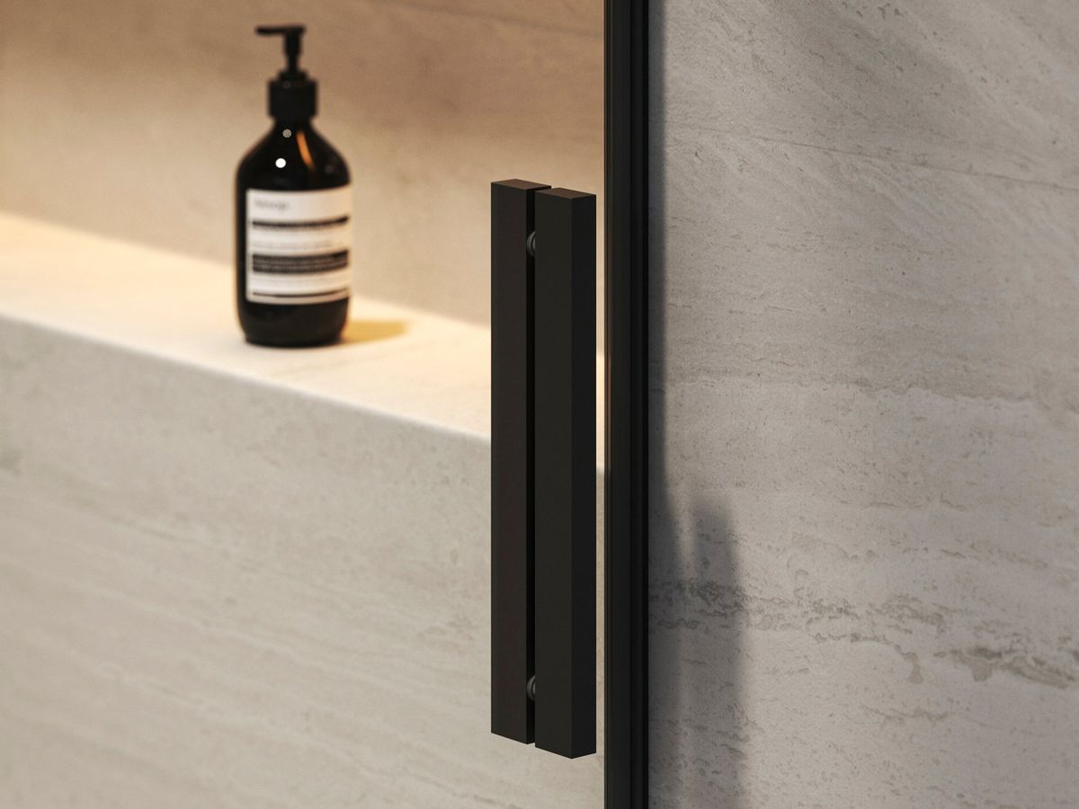 Dušo sienelė Ravak Walk-In Roll ROWI 100x120 cm, juodu profiliu, X9WVG0300Z1 Dušo sienelė Ravak Walk-In Roll ROWI 100x120 cm, juodu profiliu, X9WVG0300Z1