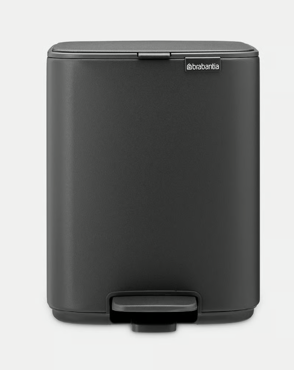 Šiukšlių dėžė Brabantia Bo, 4L., Mineral Infinite Grey, 237904