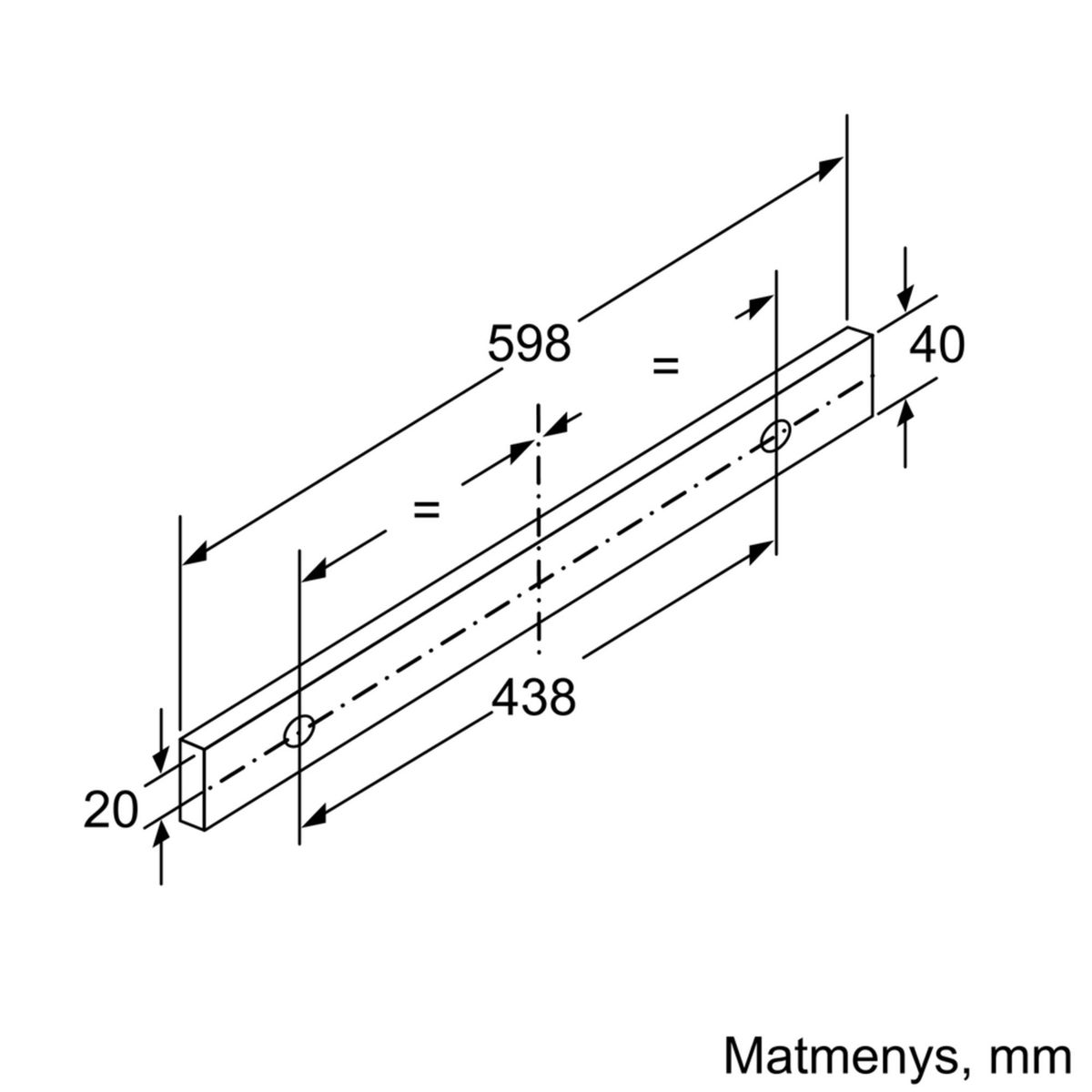 Įmontuojamas gartraukis Bosch DFT63AC50 Įmontuojamas gartraukis Bosch DFT63AC50
