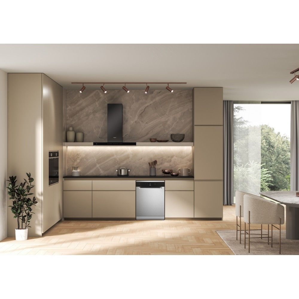 Whirlpool indaplovė Inox W2F HD624 X Whirlpool indaplovė Inox W2F HD624 X