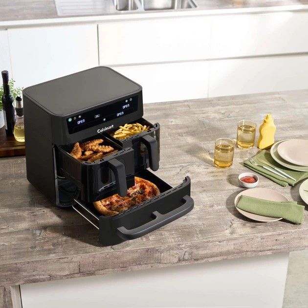 Karšto oro gruzdintuvė Cuisinart AIR-TWIN 10.4L AFT13XBLE