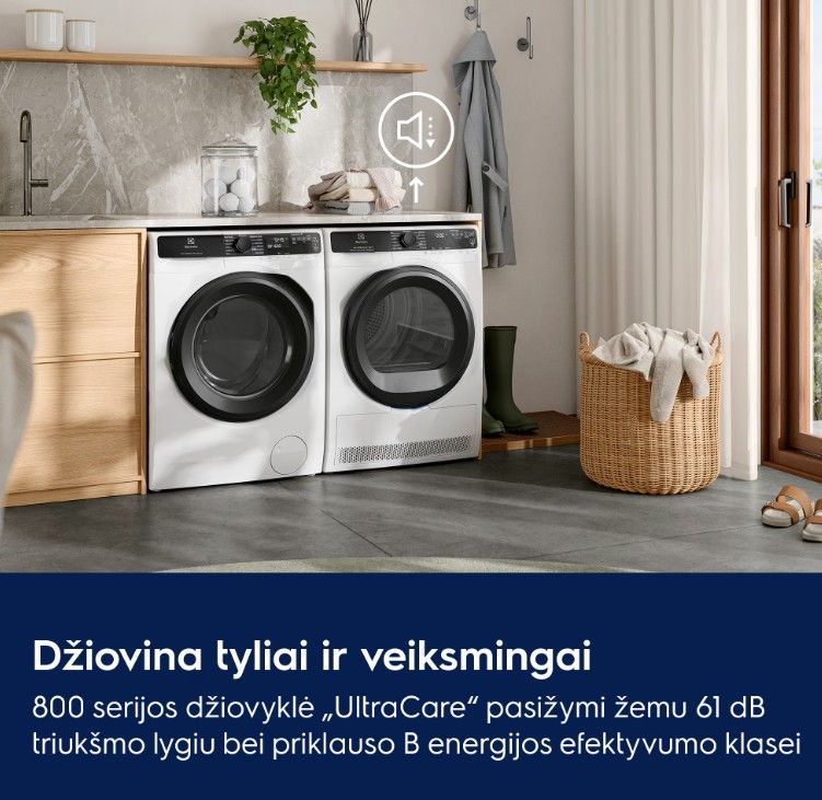 Džiovyklė Electrolux EW8D585UCE Džiovyklė Electrolux EW8D585UCE