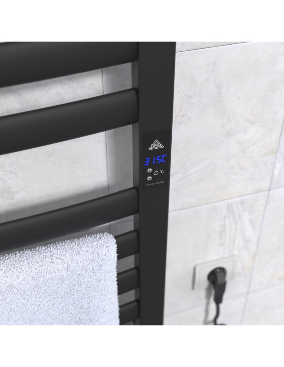 Elektrinis rankšluosčių džiovintuvas Laris ATLANT PREMIUM, 50x120, juodos sp. 5905575466006