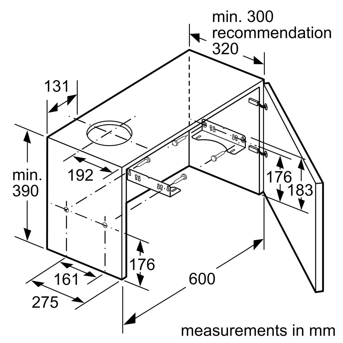 Įmontuojamas gartraukis Siemens iQ300, LI64MA531
