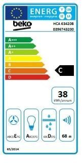 Gartraukis Beko HCA63420B Gartraukis Beko HCA63420B