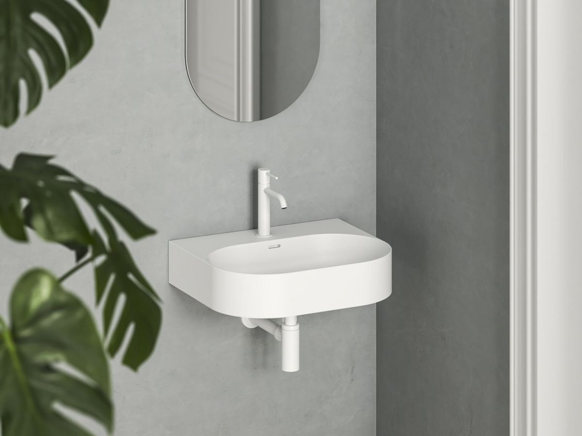 Keraminis praustuvas Ravak Ceramic Slim Wall O 55 N, baltas, XJX01155008