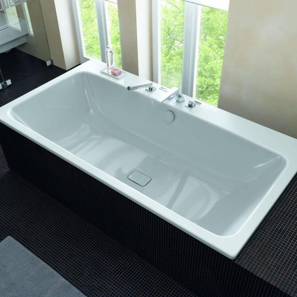 Plieninė vonia Kaldewei Asymmetric Duo 180x90 cm, balta, 274200010001