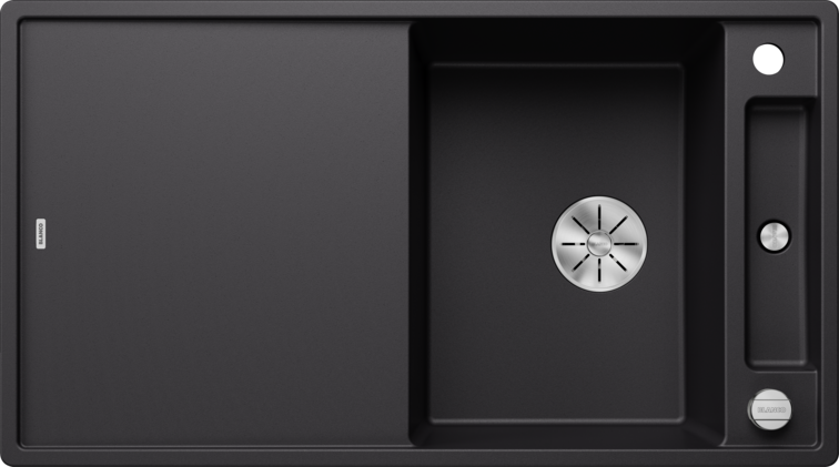 Silgranitinė plautuvė BLANCO AXIA III 5 S SILG PDUR Juoda Z.ES InFino M.AF