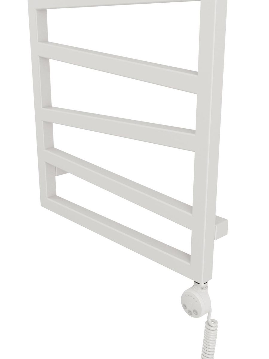 Elektrinis rankšluosčių džiovintuvas Terma ZigZag, white wall, 50 cm x 107 cm, 400 W, dešininis, pilnai paruoštas naudojimui