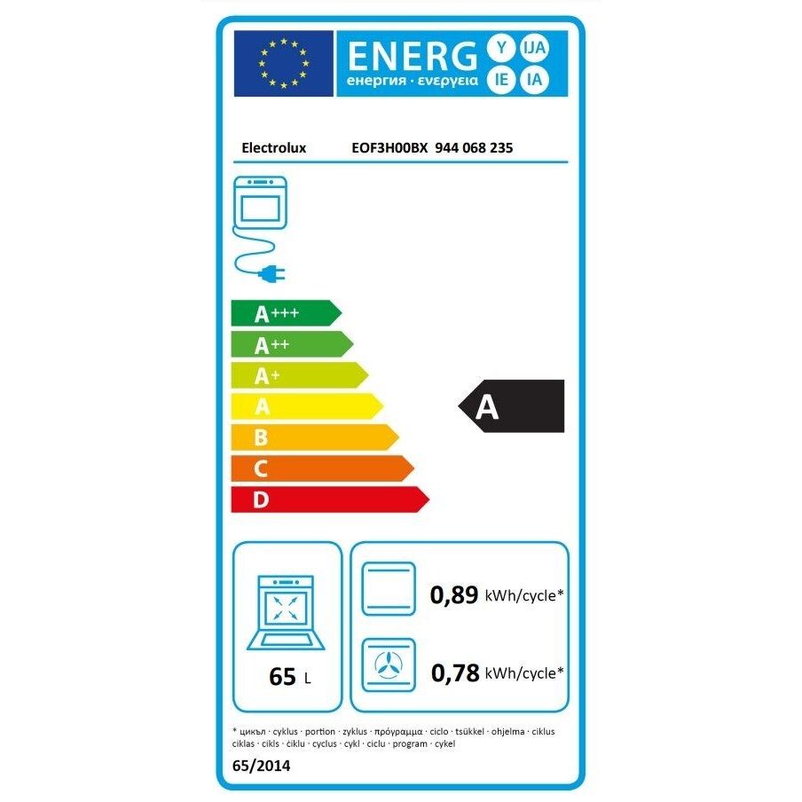 Elektrinė orkaitė Electrolux EOF3H00BX