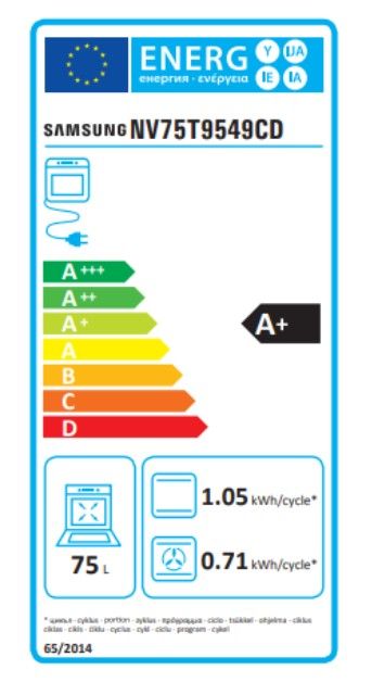 Įmontuojama garinė orkaitė Samsung NV75T9549CD Įmontuojama garinė orkaitė Samsung NV75T9549CD