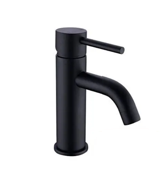 Maišytuvas praustuvui Fiore XENON su dugno vožtuvu, juodas, 44NN5283