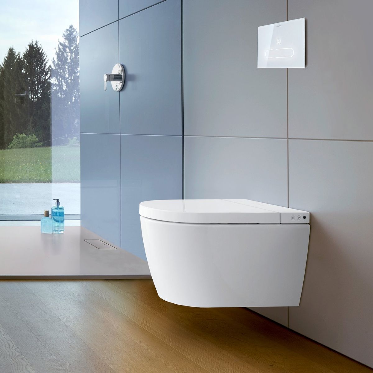 Pakabinamas klozetas Duravit SensoWash Starck f Lite compact, baltas 650001012004310