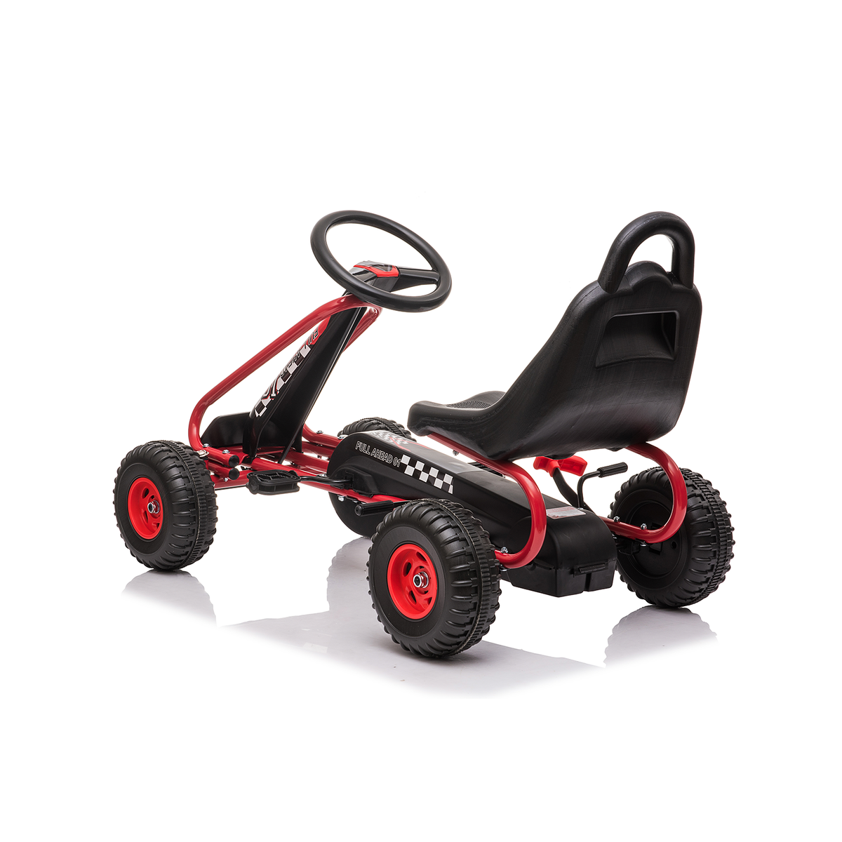 Minamas vaikiškas kartingas HATIS, raudonas/juodas Minamas vaikiškas kartingas HATIS, raudonas/juodas