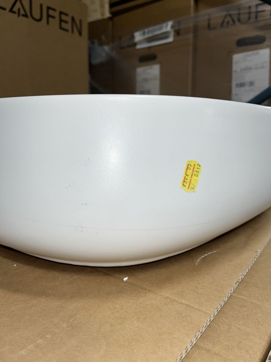 Praustuvas-dubuo BEYOND 585x455x160 mm, su dugno vožtuvu, mat. baltas