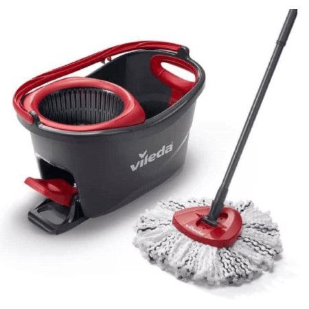 Vileda grindų valymo rinkinys , 6l, teleskopinė rankena, trikampis šluostės galva, mikropluoštas, 4023103227446